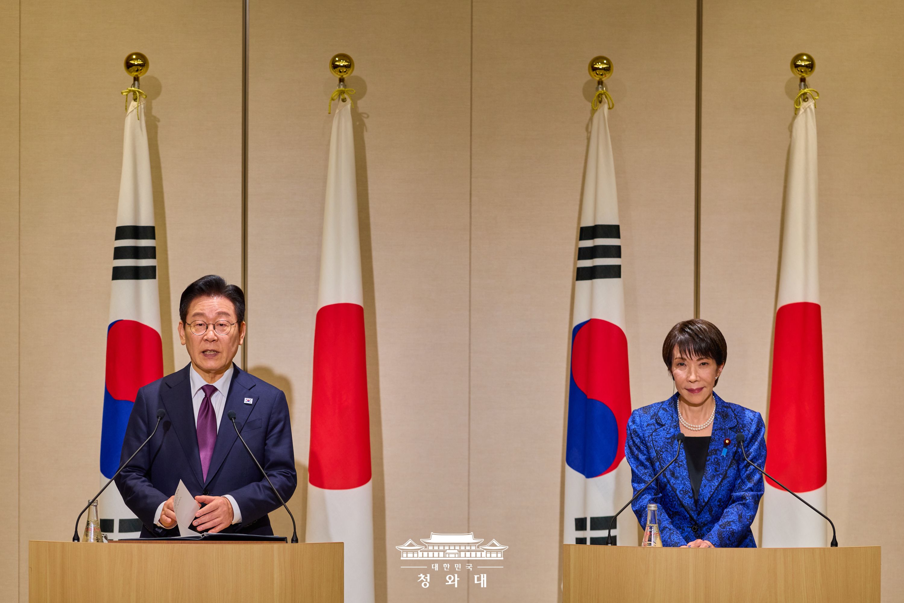 韓日首脳会談（奈良、1.13）